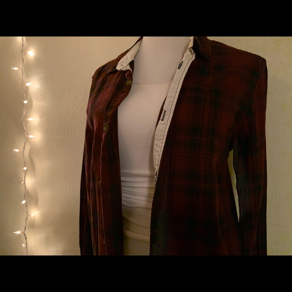 Maroon Flannel